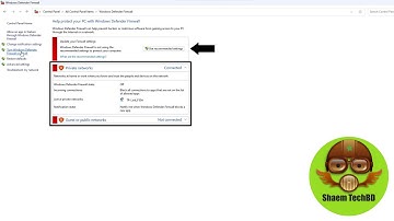 How to Enable Firewall from Control Panel