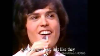 Donny&Marie Osmond ~ Morning side of the mountain chords