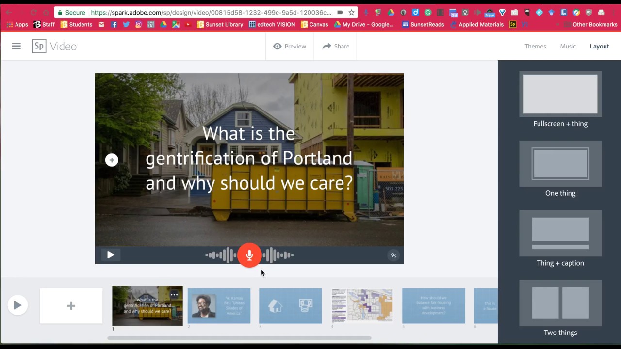 Using Adobe Spark Video - YouTube