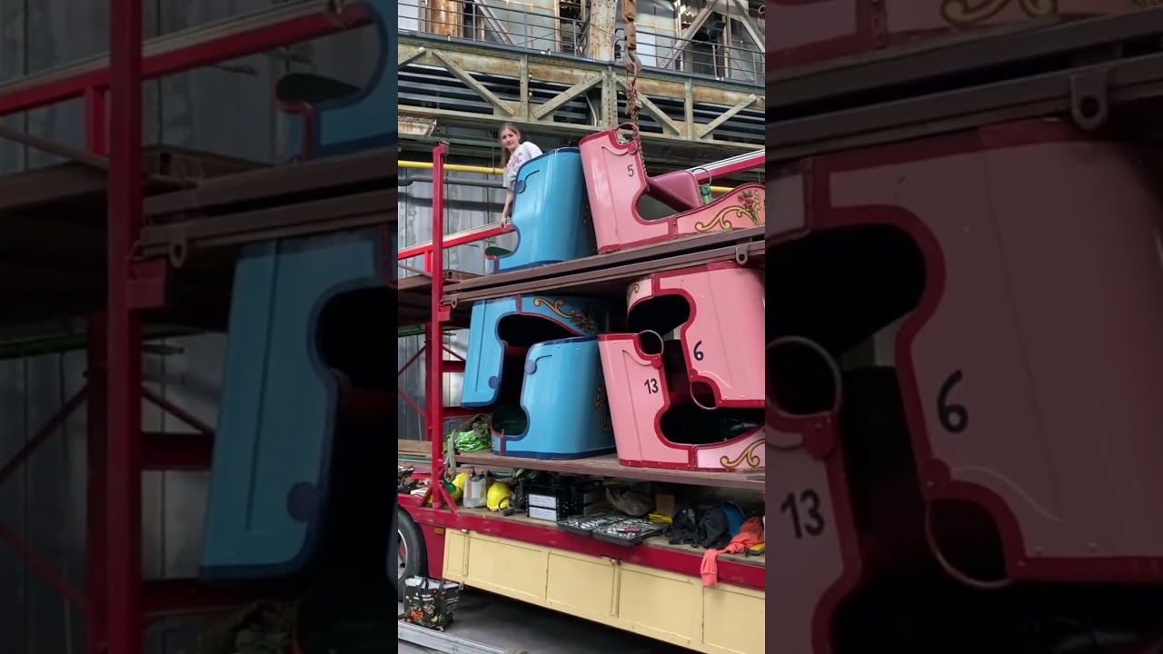 Fahrt ins Paradies Aufbau Jahrhunderthalle Bochum