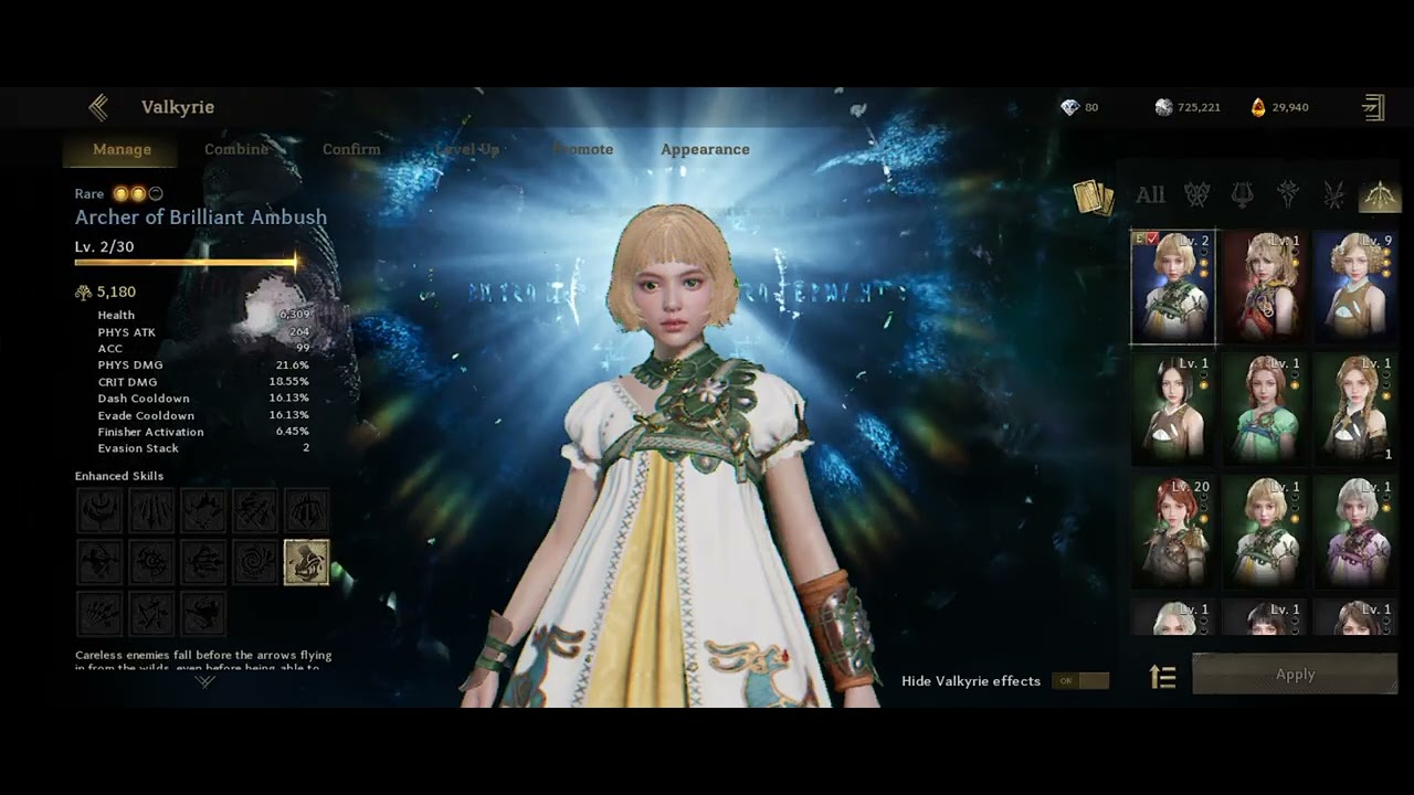 How to get sure Epic Valkyrie on Legend of Ymir 