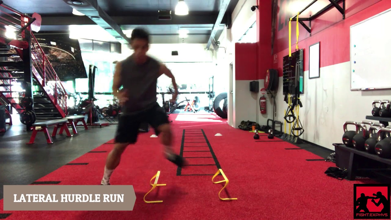 Lateral Hurdle Run - YouTube