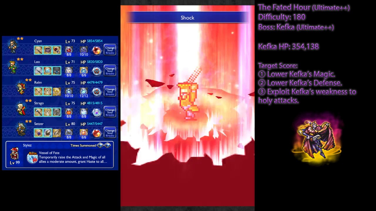 Final Fantasy Record Keeper - (Ultimate++ Boss 10: Kefka)