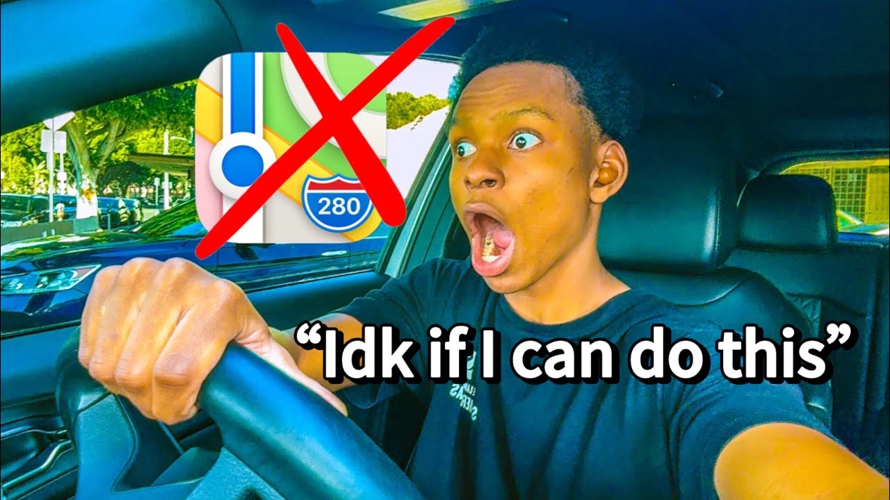 Driving With NO GPS Challenge - YouTube