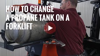 How to Safely Change a Propane Tank on a Forklift [StepByStep]