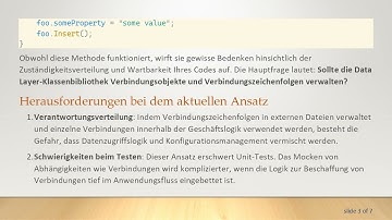 Verwaltung von Verbindungszeichenfolgen in .NETs Data Access Layer: Best Practices