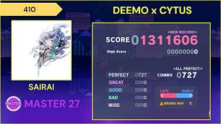 [DEEMO x CYTUS] Project Sekai: SAIRAI (Master Lv 27) All Perfect