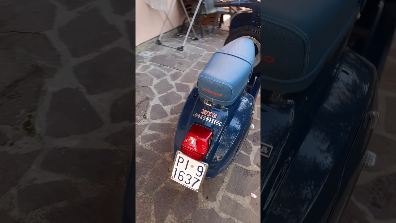 Vespa 125 et3 jeans 1976 YouTube
