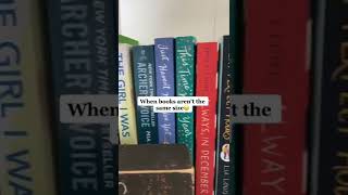 when books aren't the same size😭😭 #shorts #booktok #tiktok #book
