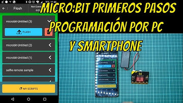 ✅ Micro:bit primeros pasos programación por pc x cable y smartphone x bluetooth - Dfrobot