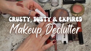 Crusty, Dusty & Expired // End of the Year Makeup Declutter