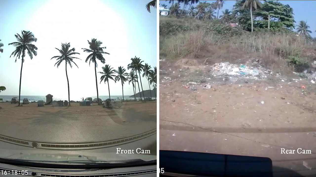 Driving on the STEEP Road of Kovalam Beach! 🌊