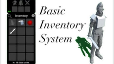Unity - Basic Inventory System - Asset Store