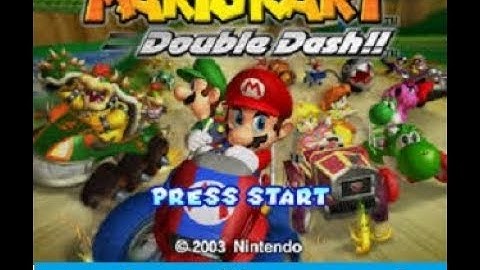 Mario Kart Double Dash  on my Wii U gamepad with Nintendont WiiVC Forwarder