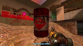 HL2DM 2vs2 EU: eS vs synC | Ragequit happens | 2013-07-29