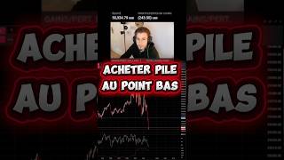 Acheter pile au point bas ? #tradingfrance #trading #trader #propfirm #crypto #investissement