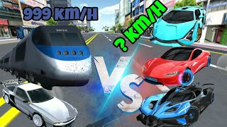 Bullet Train vs Cars | New Car Hyundai | 3d driving class screenshot 3