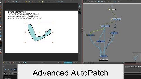 Advanced Autopatch in Toonboom Harmony