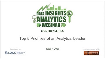 Top 5 Priorities for an Analytics Leader