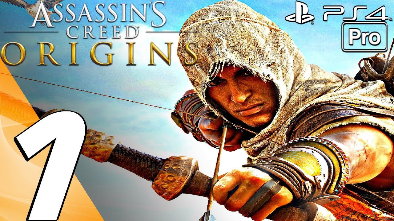 Assassin's Creed Origins 1 Hour of Live PS4 Gameplay 