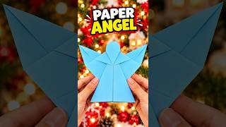 DIY Paper Angel for Christmas 👼 Easy Origami Angel | Christmas Paper Crafts – Easy Paper Crafts
