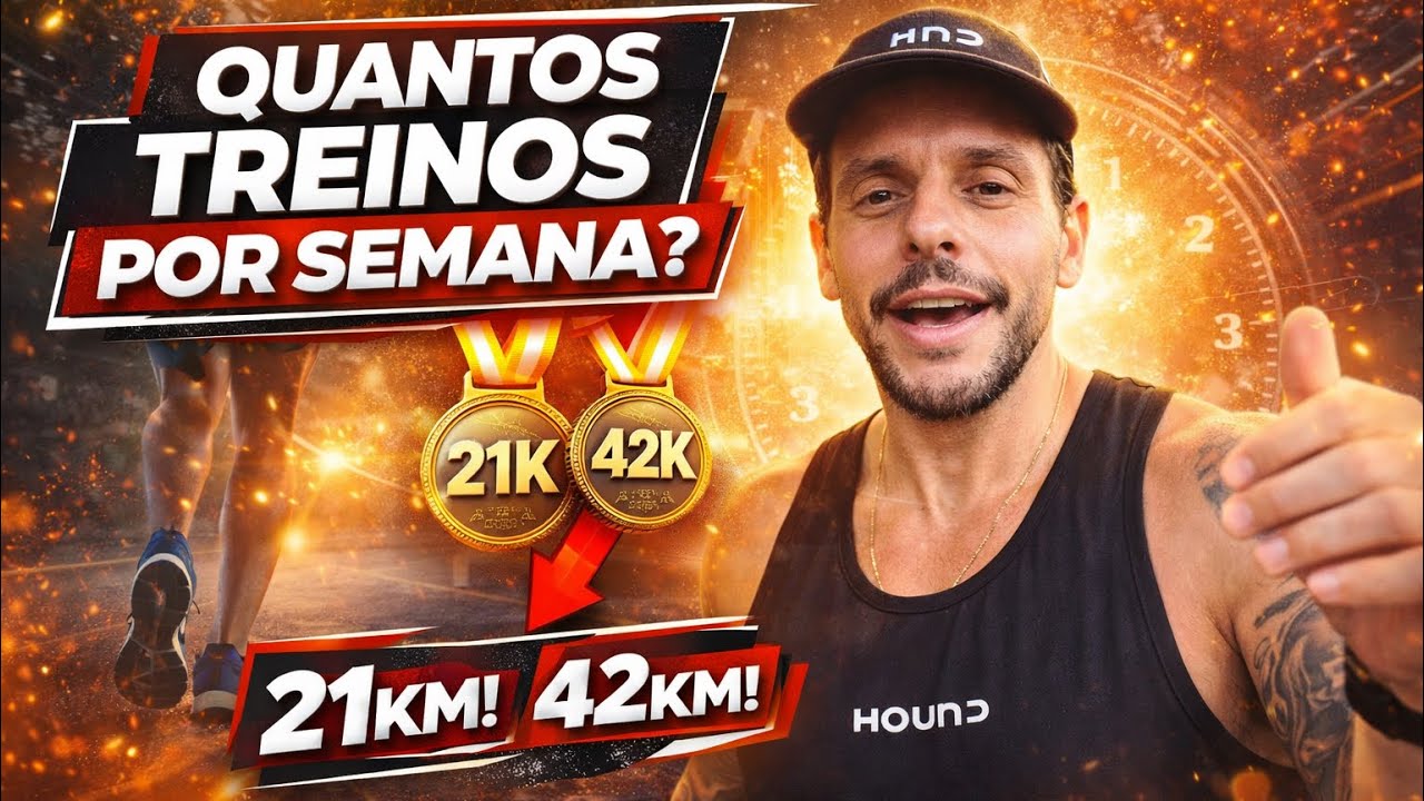 Meia Maratona (21K) e Maratona (42K): Quantos treinos por semana realmente são necessários?