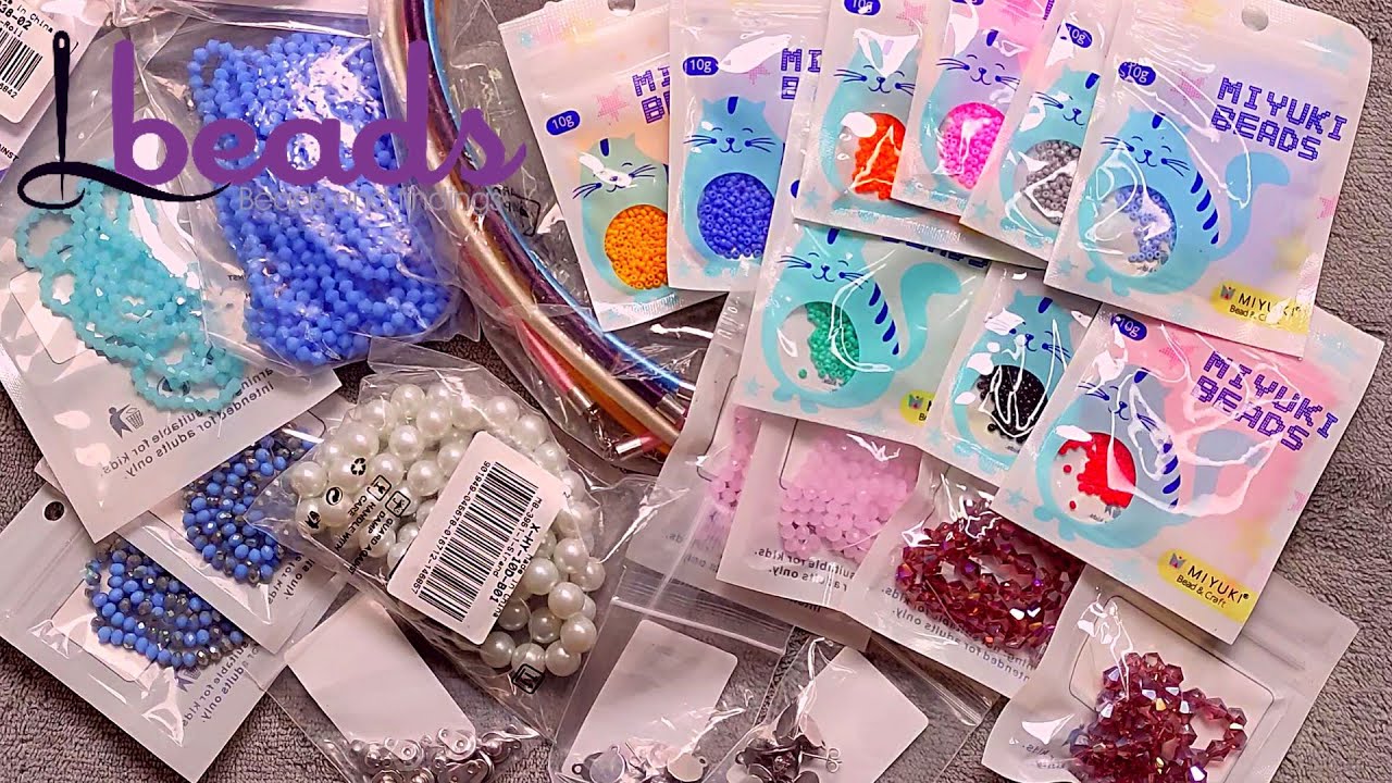 unboxing, beading materials, new beads review YouTube