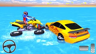 water car surfer racing stunts - water Car Racing Game - Android Gameplay screenshot 5