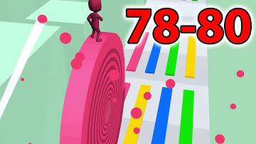 Layers Roll - Level  78-80  - Gameplay Walkthrough - All Level (iOS, Android)
