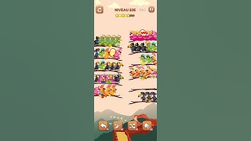 bird sort 2 color puzzle solution niveau 235 #games #gaming #puzzle #puzzlegame #androidgames