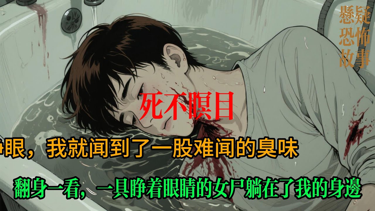 剛睜眼，我就聞到了一股難聞的臭味，翻身一看，一具睜著眼睛、嘴裡含著噙口錢的女屍，不知什麼時候躺在了我的身邊！ #恐怖故事 #悬疑小说  #恐怖悬疑 #惊悚故事