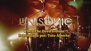 Unisonic - When The Deed Is Done [Subtitulos al Español / Lyrics]