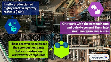 Chemical method of removing colour from wastewater