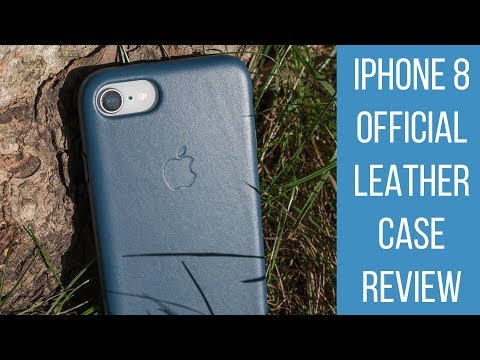 Apple iPhone 8 Official Leather Case Review