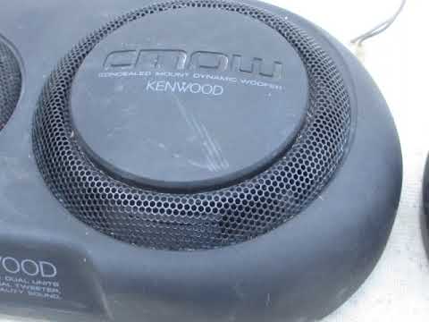 ☆KENWOOD ケンウッド KSC-Z77 スピーカー 2個セット☆ - YouTube