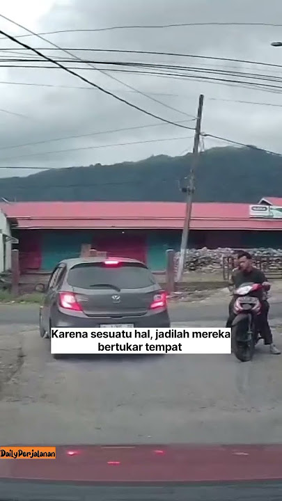 Yang bawa motor awalnya naik mobil, yg di mobil awalnya bawa motor #dailyperjalanan #tukar #posisi