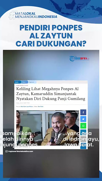 Kamaruddin Simanjuntak Mantap Dukung Panji Gumilang Butut Penyimpangan Agama, Ini Alasannya