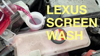 How to Top Up Washer Fluid on a Lexus NX