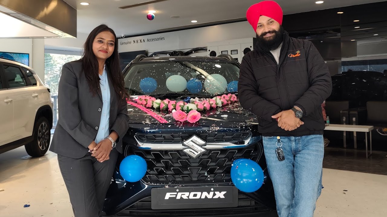 बहन सोनम गुप्ता जी को न्यू ब्रांड FRONX कार खरीदने पर बहुत बहुत बधाई.. 
