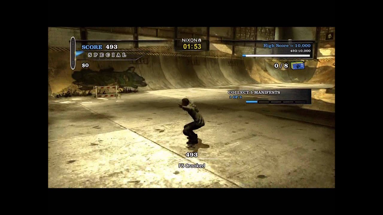 Tony Hawk's PS HD Warehouse Manifest Location Guide YouTube