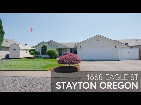 1668 Eagle St, Stayton, OR home video tour