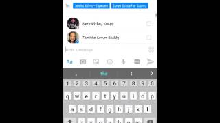 Creating a group message in Facebook Messenger screenshot 2
