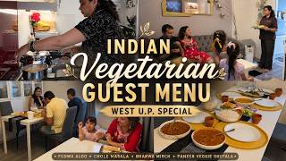 Indian Vegetarian Guest Menu in 60 Mins - West U.P. Special | 4 Must Try Delicious West U.P. Recipes
