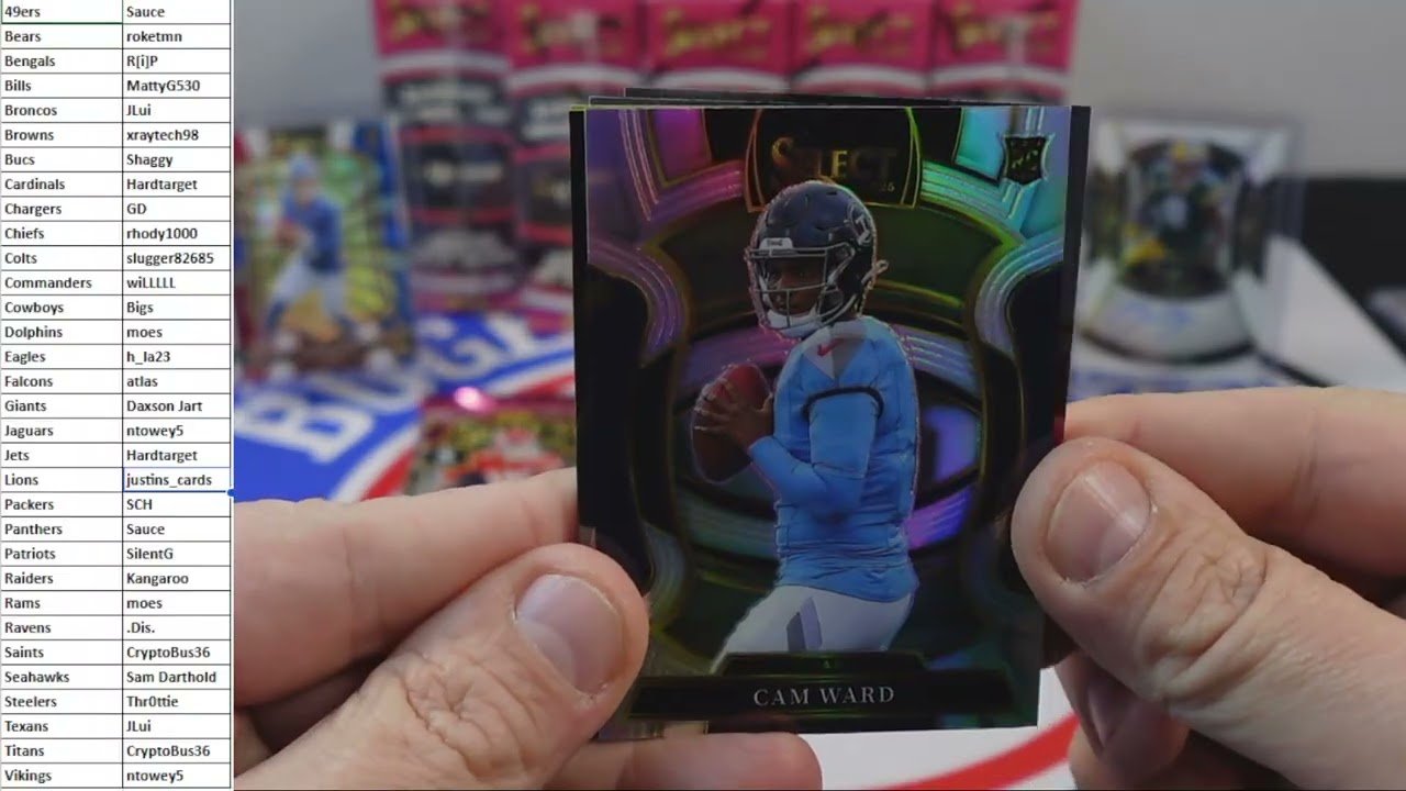 2025 Select Football Half Case Break #2