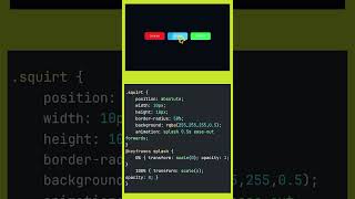 Crazy Button Hover & Click Effects | HTML CSS JavaScript Animation | UI Design Short
