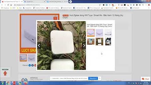 Hub Zigbee dùng Wifi Tuya / Smart life - Bảo hành 12 tháng (tùy Chọn)