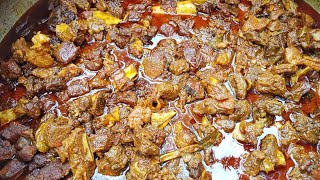 বিয়ে বাড়ির বাবুর্চির হাতে গরুর মাংস রান্নার রেসিপি/ beef recipe straight from the chef | Beef recipe screenshot 3