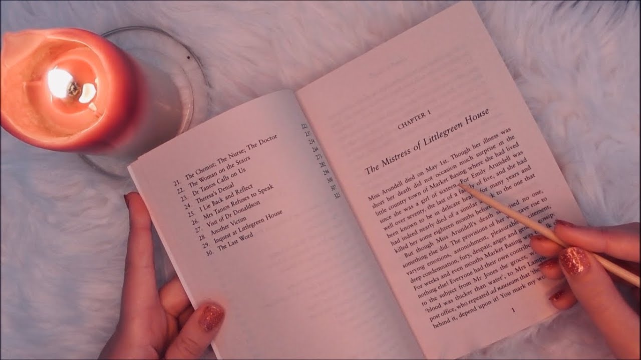 ASMR | 3 HOURS INAUDIBLE READING *clicky whisper, tingly mouth sounds*