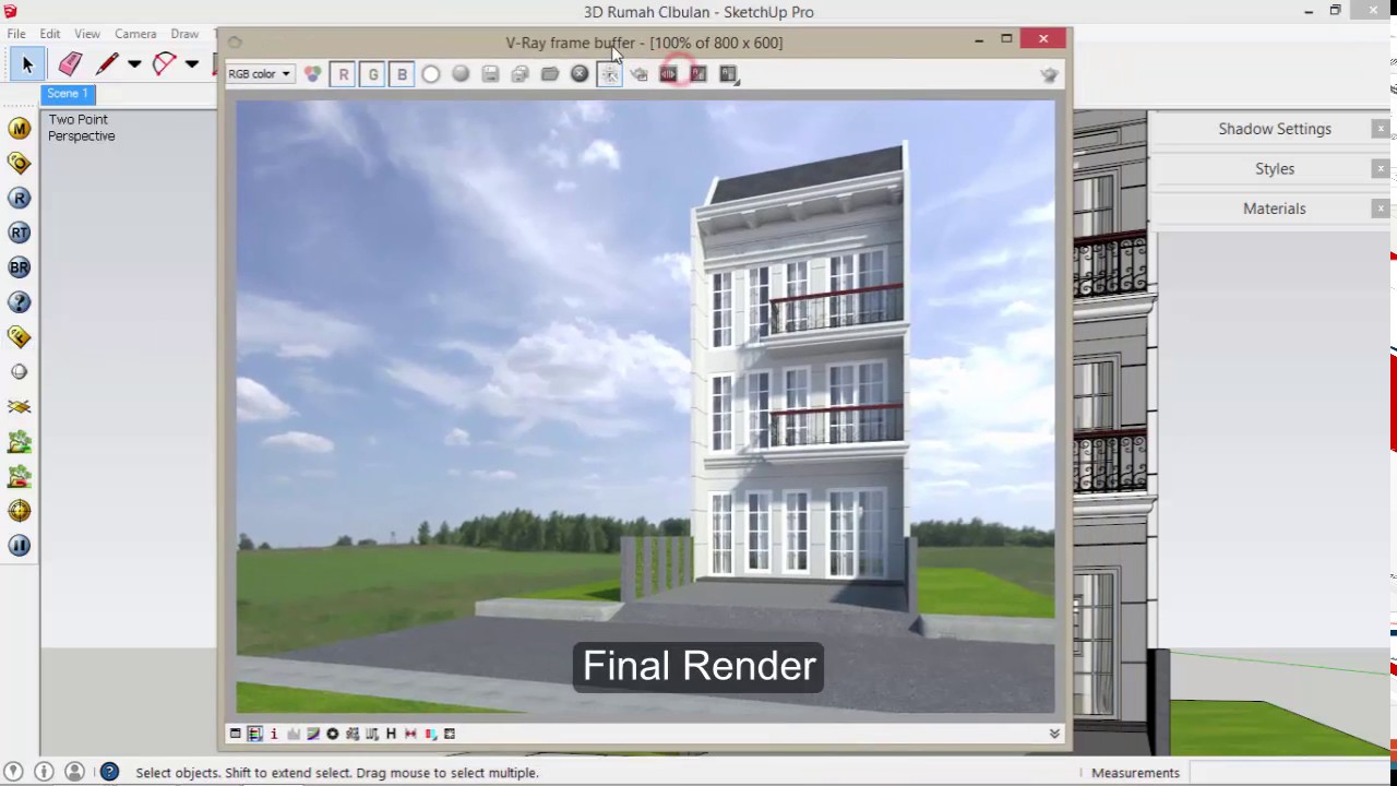 cara menggunakan hdri vray sketchup