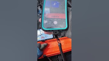 Kayak fishing is chaos sometimes! #fishing #bassfishing #fishingfunny #fails #shorts